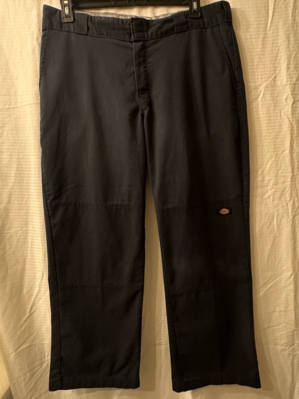 Dickies Flex Men's Navy Double Knee Work Pants Relaxed Straight Fit Size 38x30